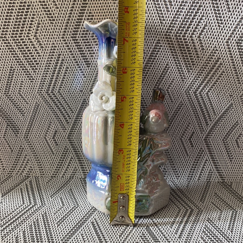 Vintage bird & flower vase - Picture 7 of 8